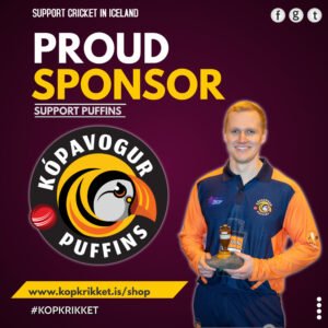 Indian Food Box – proud sponsor of Kópavogur Puffins Cricket Team in Iceland