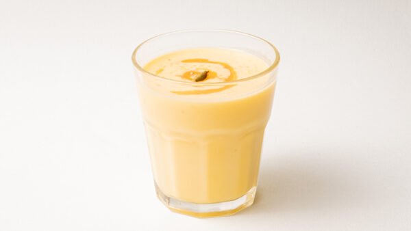 mango lassi from Indian food factory